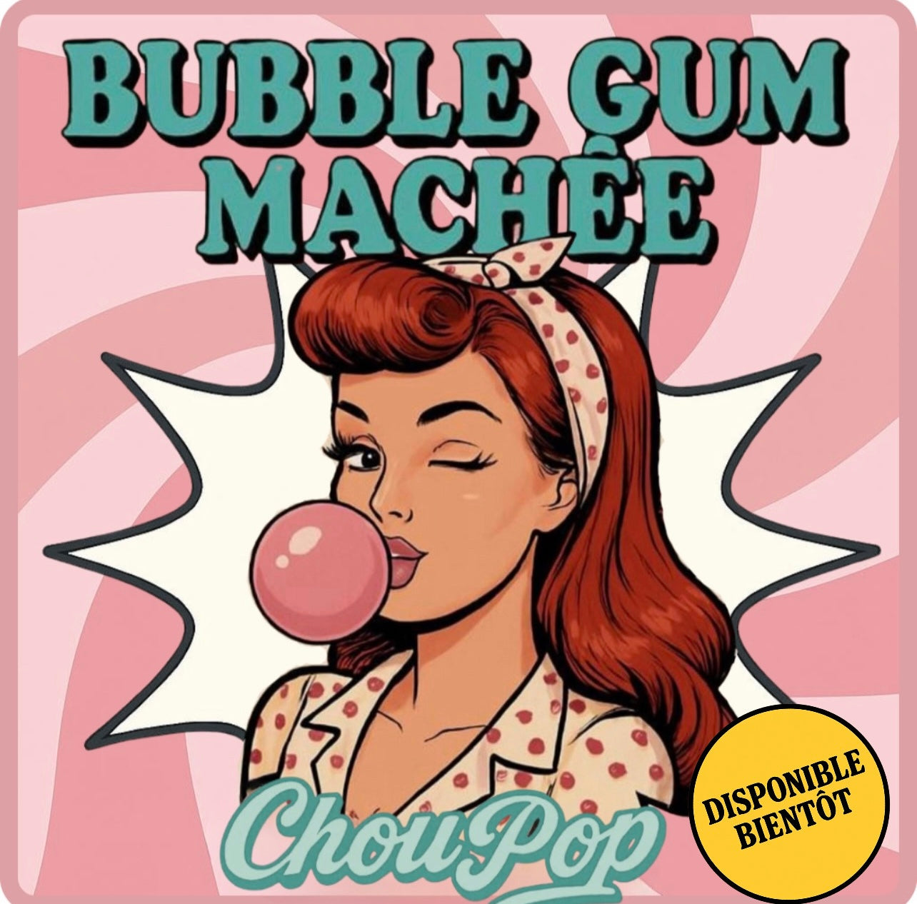 Bubble gum machée