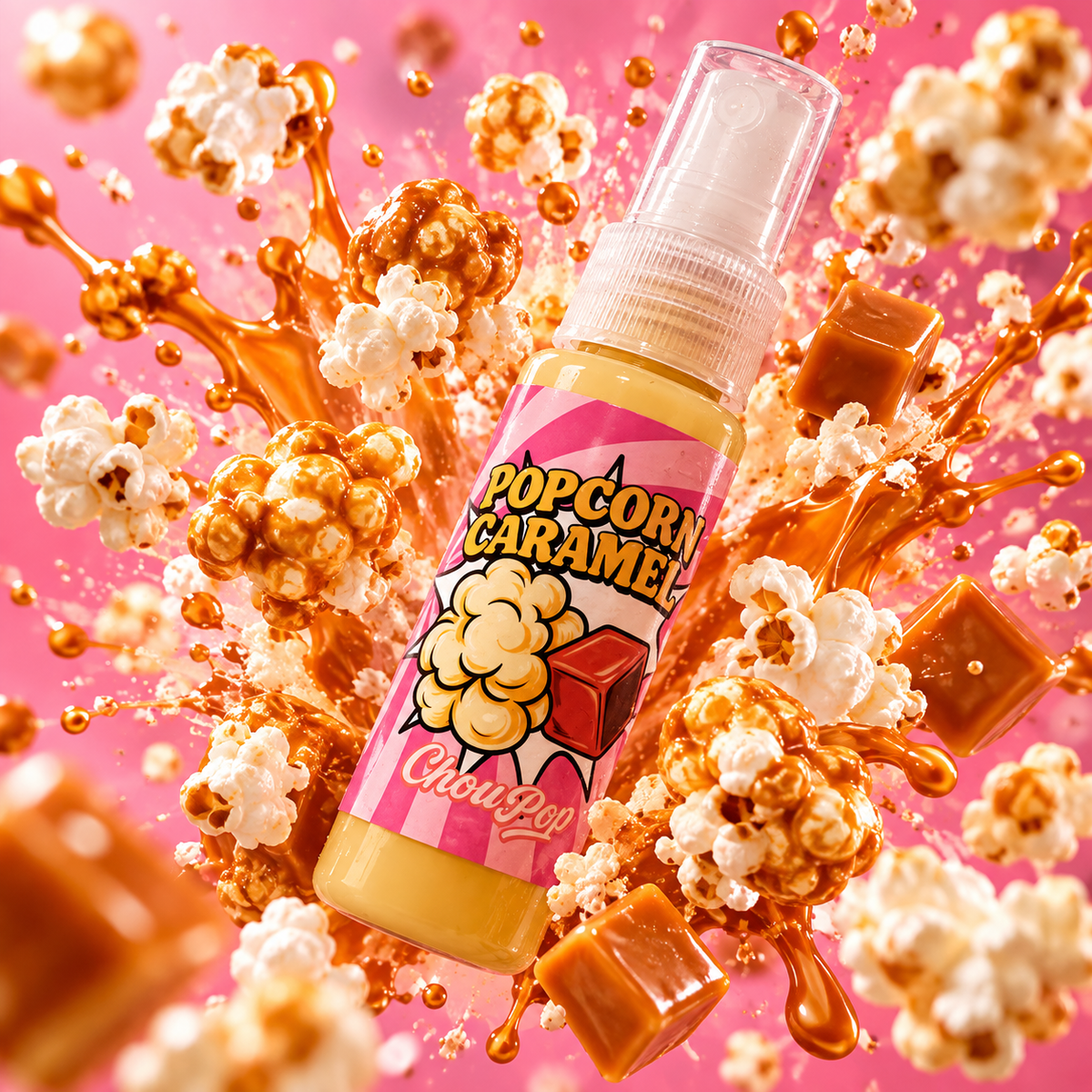 Mini Spray Popcorn Caramel
