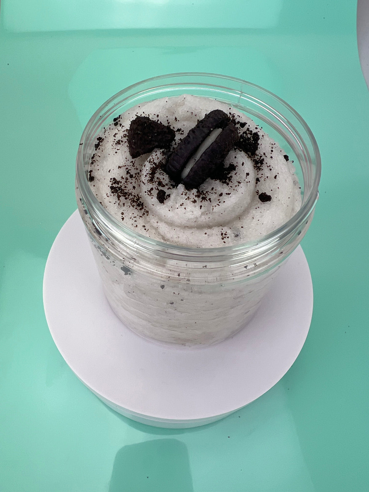 Exfoliant corporel sucré 🍪🍨🥄 Mec fluffy biscuits&crème