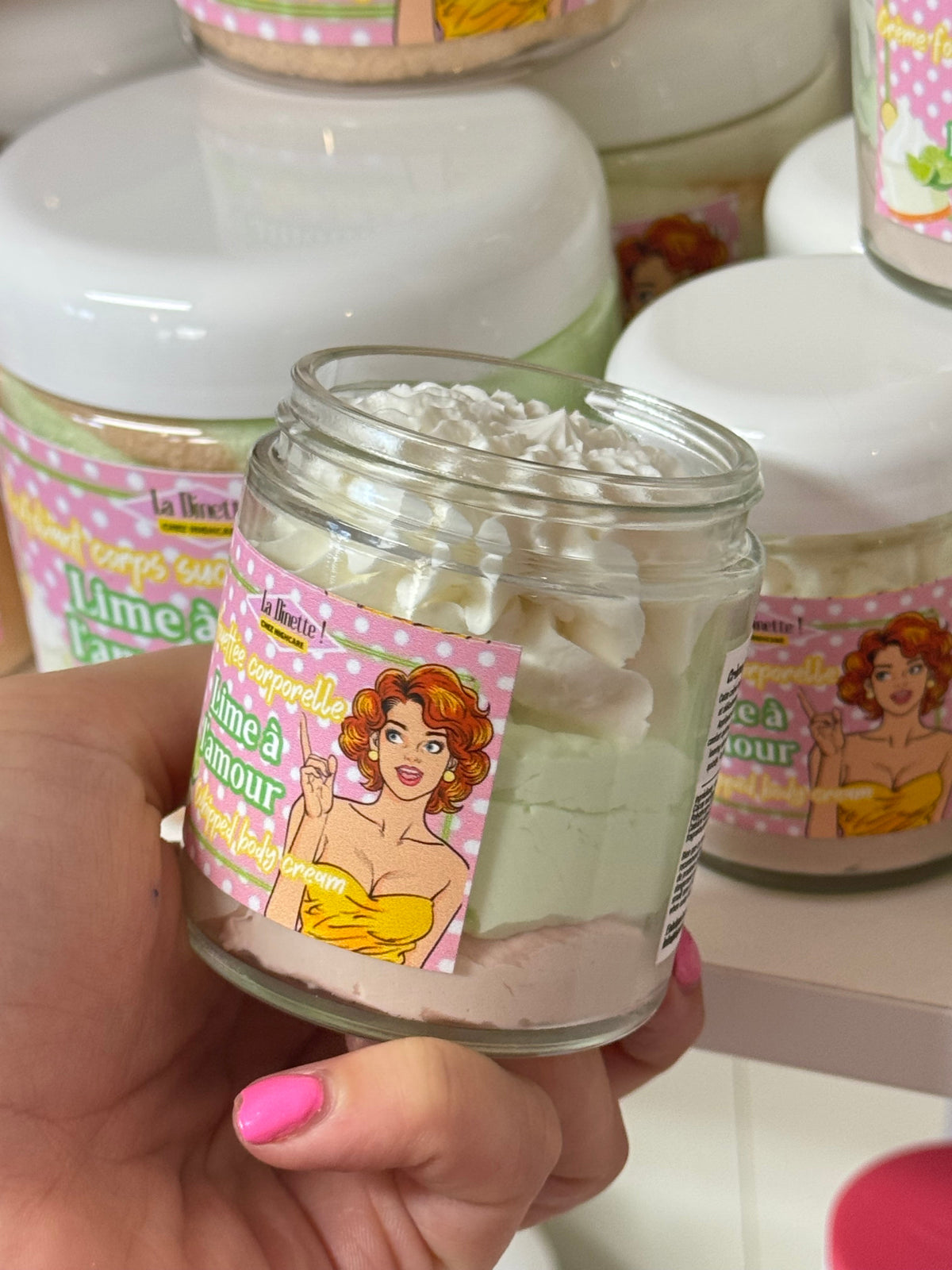 Crème fouettée corporelle 🍰🍋‍🟩🧁 Lime à l’amour 💚