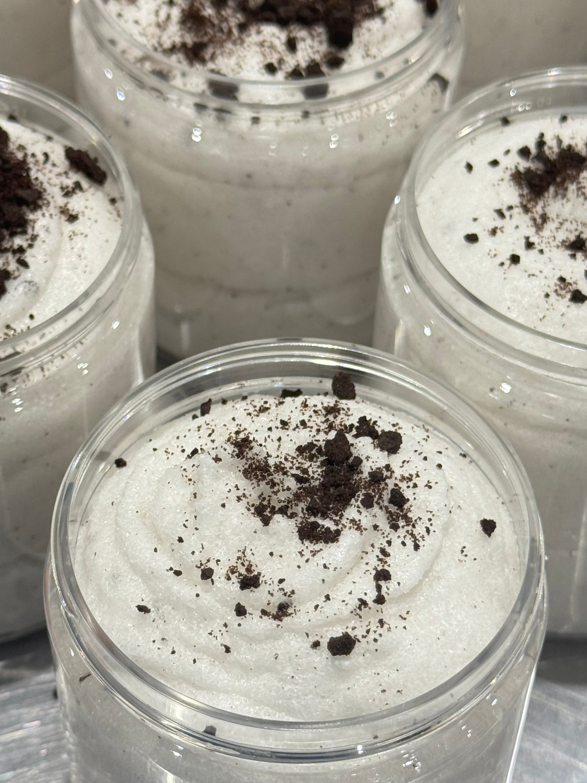 Exfoliant corporel sucré 🍪🍨🥄 Mec fluffy biscuits&crème