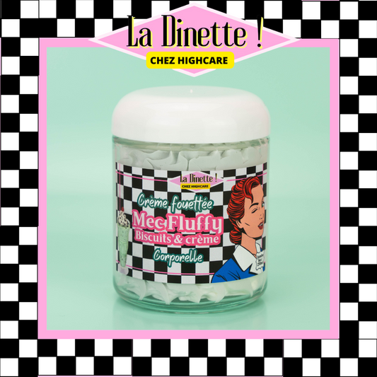 Crème fouettée corporelle 🥛🍪🍦 Mec fluffy biscuits&crème