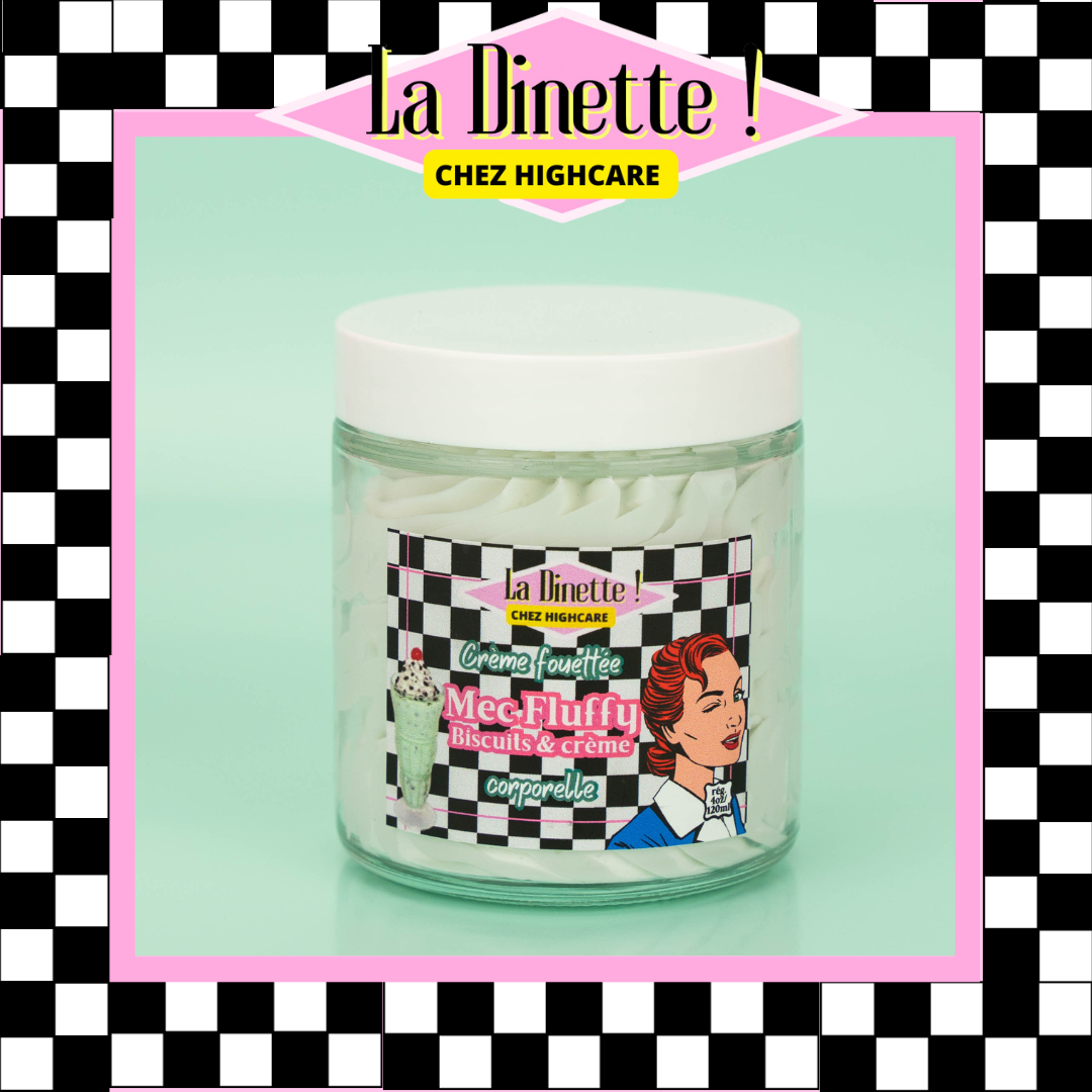 Crème fouettée corporelle 🥛🍪🍦 Mec fluffy biscuits&crème