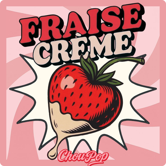 Fraise crème imparfaite