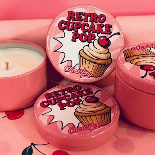 Mini retro cupcake pop