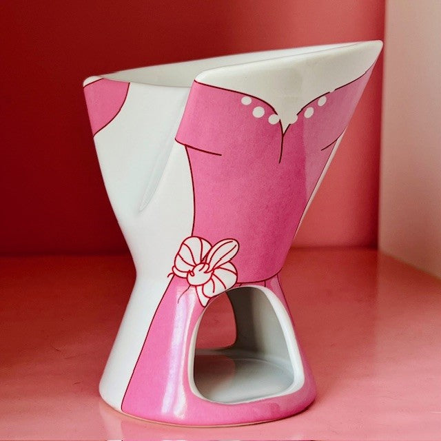 Brûleur Robe Rose Rétro